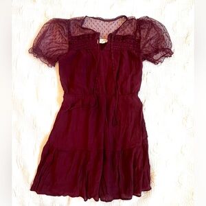 Sweet wanderer lace sleeve dress